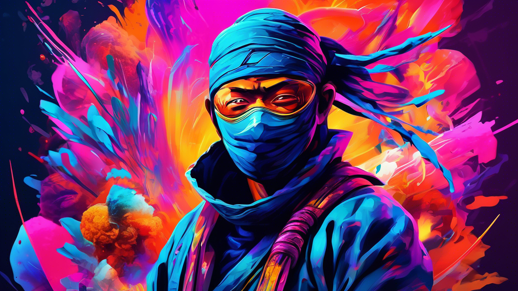 Create a vibrant digital painting that showcases a diverse array of unique and futuristic NFT artworks being projected from a digital tablet into a large, mesmerizing gallery space, symbolizing the transformation and rise of NFT artists in the digital art era.